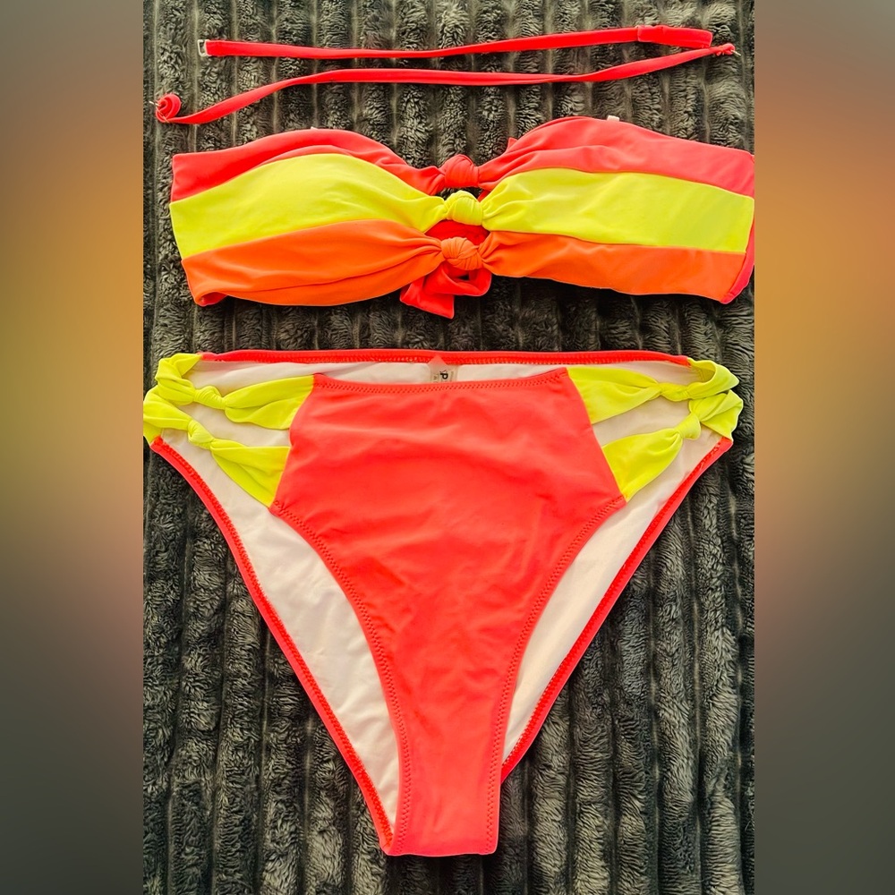 POPVIL adjustable bandeau bikini